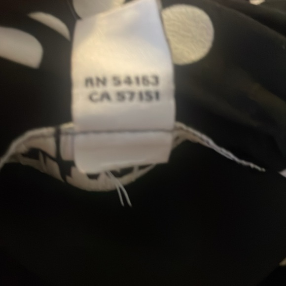 New Karl Lagerfeld black white polka dot fit & flare knee length dress - Picture 9 of 16